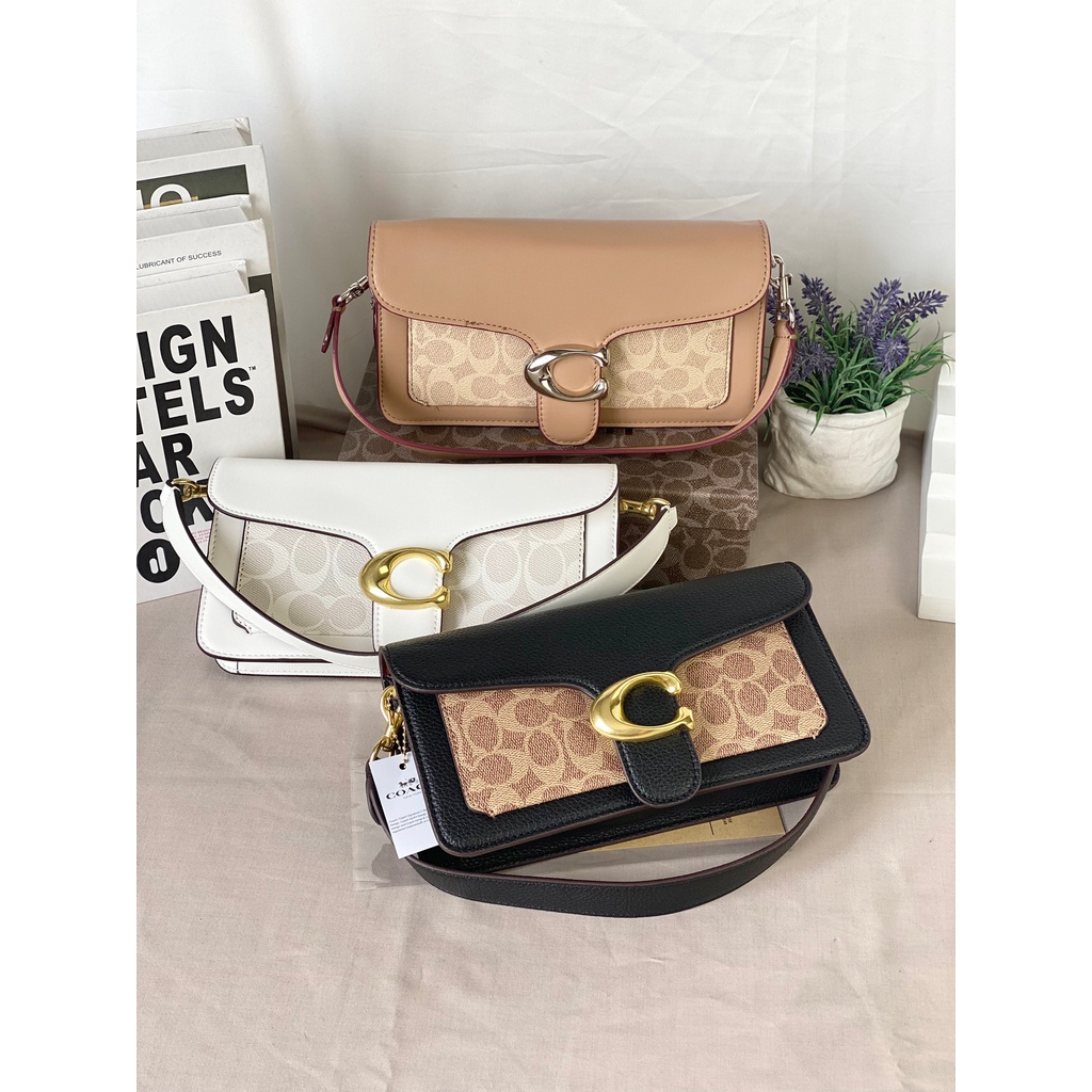 TAS SELEMPANG WANITA FREE BOX HC046 MOTIF LOGO SIGNATURE SLING BAG PREMIUM IMPORT