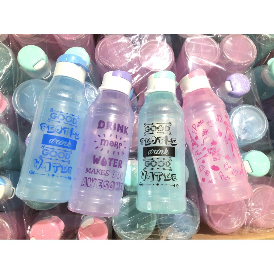 Botol Air Minum Flip 500ml / Tempat Minum Anak