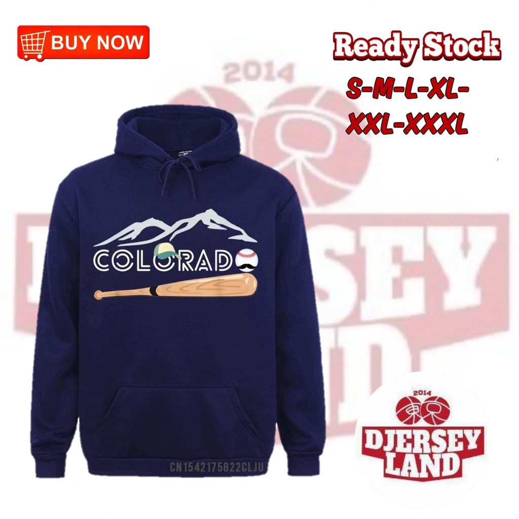 HOODIE JUMPER BASEBALL COLORADO CLUB  JAKET PRIA OLAHRAGA