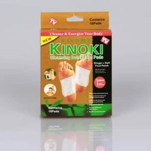 KINOKI GOLD DETOX FOOT PADS GINGER KOYO KINOKI GOLD JAHE ORIGINAL