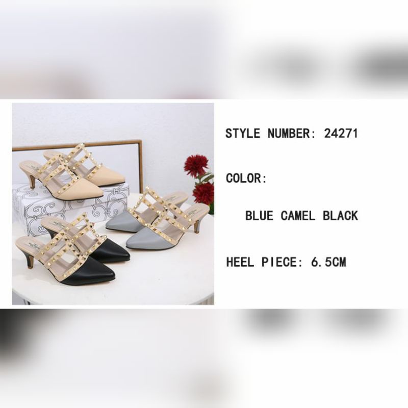 Heel vl wanita import Murah kode 24271