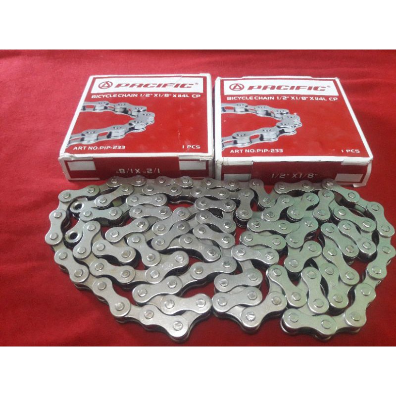 RANTAI SEPEDA CHROME , rantai krum pacific.. bmx/minion