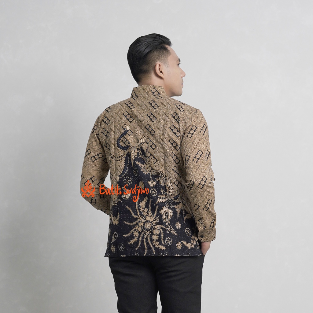 Atasan Kemeja Batik Pria Slimfit 1079