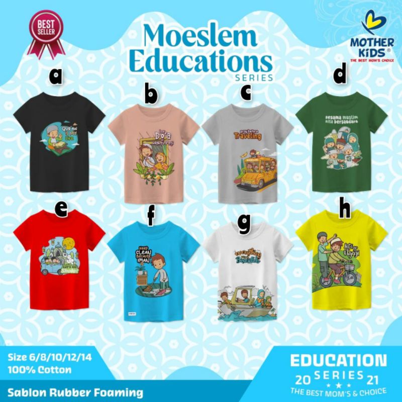 Kaos Muslim Edukasi Motherkids