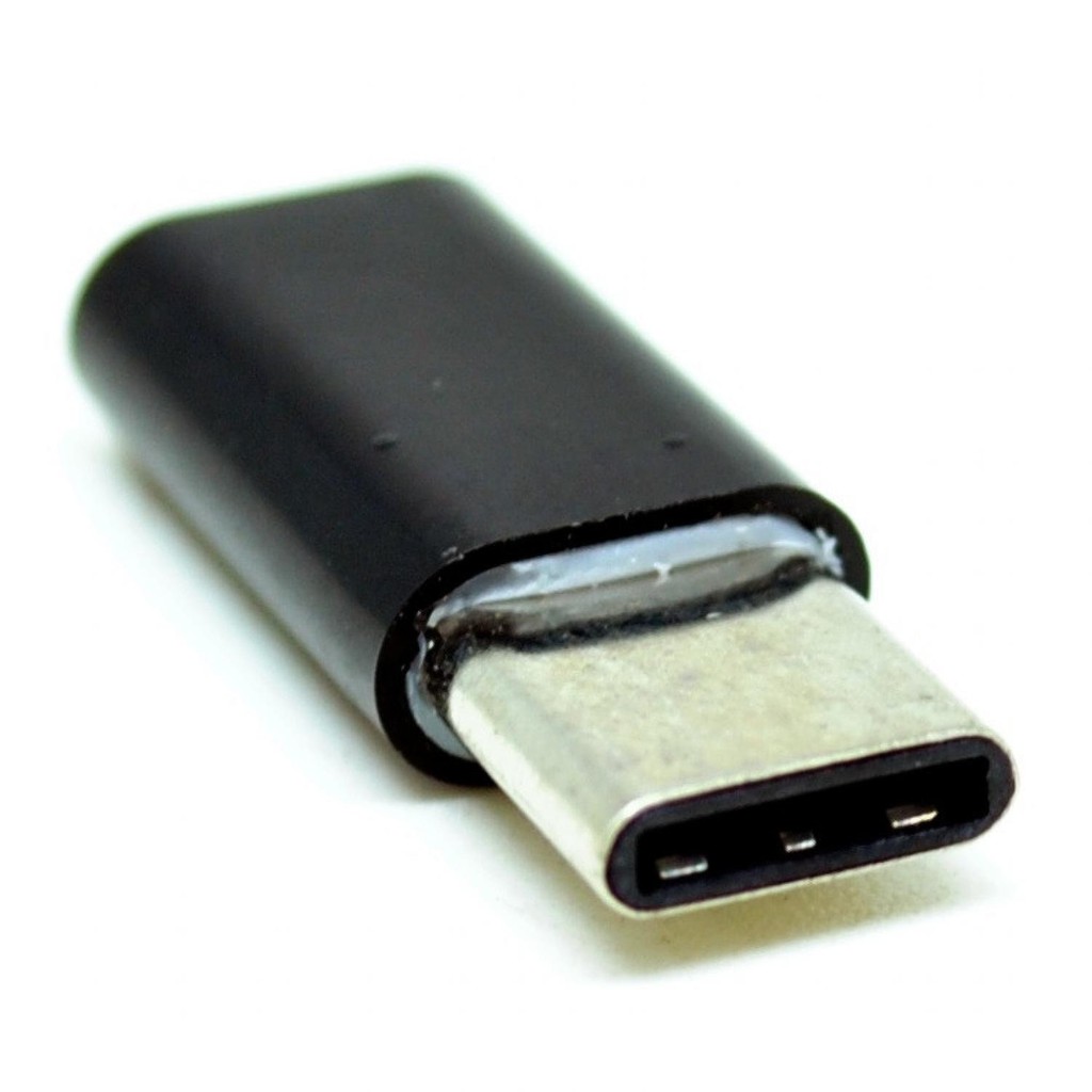 Bayar Ditempat Taffware Plastic Fitting Micro USB to USB 3.1 Type C Adapter - US173