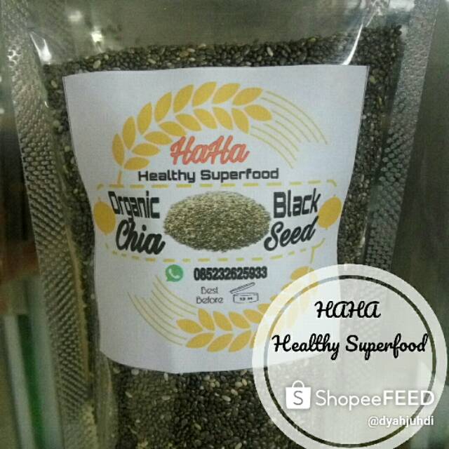 

Organic black chia seed 100gr