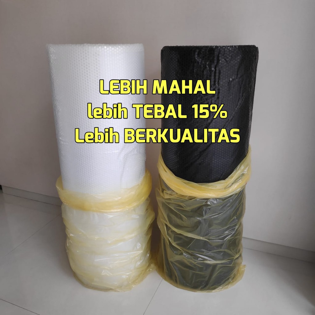 

Bubble Wrap Hitam 125cm x 50meter - 1 roll