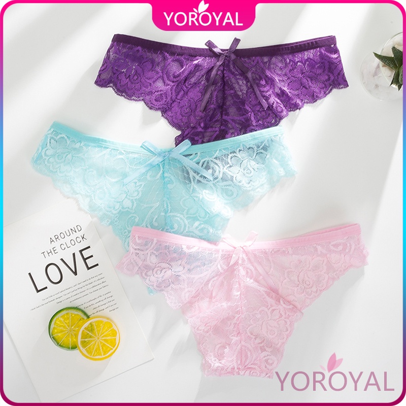 [COD] Celana dalam wanita Impor seksi pakaian dalam CD  renda thong