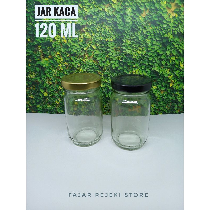 Jar Kaca 120ml/Toples Kaca 120ml