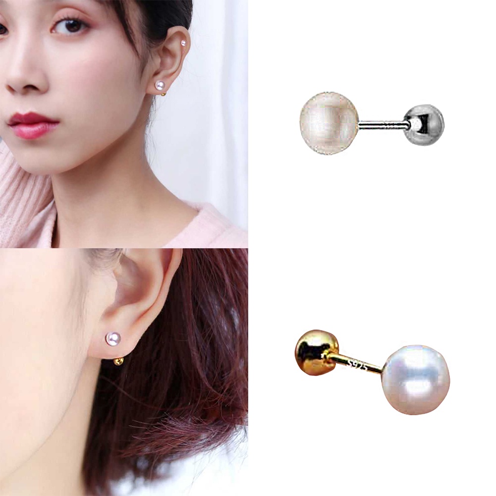 Anting Mutiara Imitasi Untuk Wanita