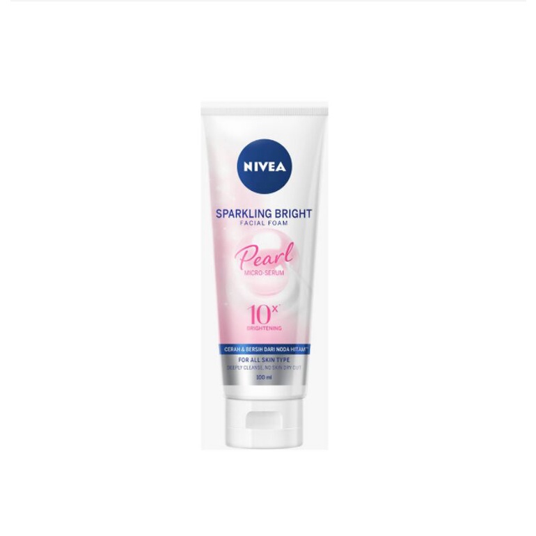 Nivea Sparkling Bright Facial Foam Pearl 100Ml