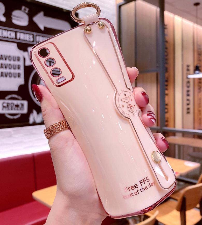 Case Vivo Y20S g Y20 Case Vivo Y53S Y51 Y51A Case Vivo Y12S V20 V20 SE Case Vivo Y50 Y17 Case Vivo Y15 Y12 Y30 Y30i S1 PRO V15 Y95 Y93 Y91 V9 Case Vivo V19 Dengan lanyard pergelangan tangan Casing ponsel modis MMT-7