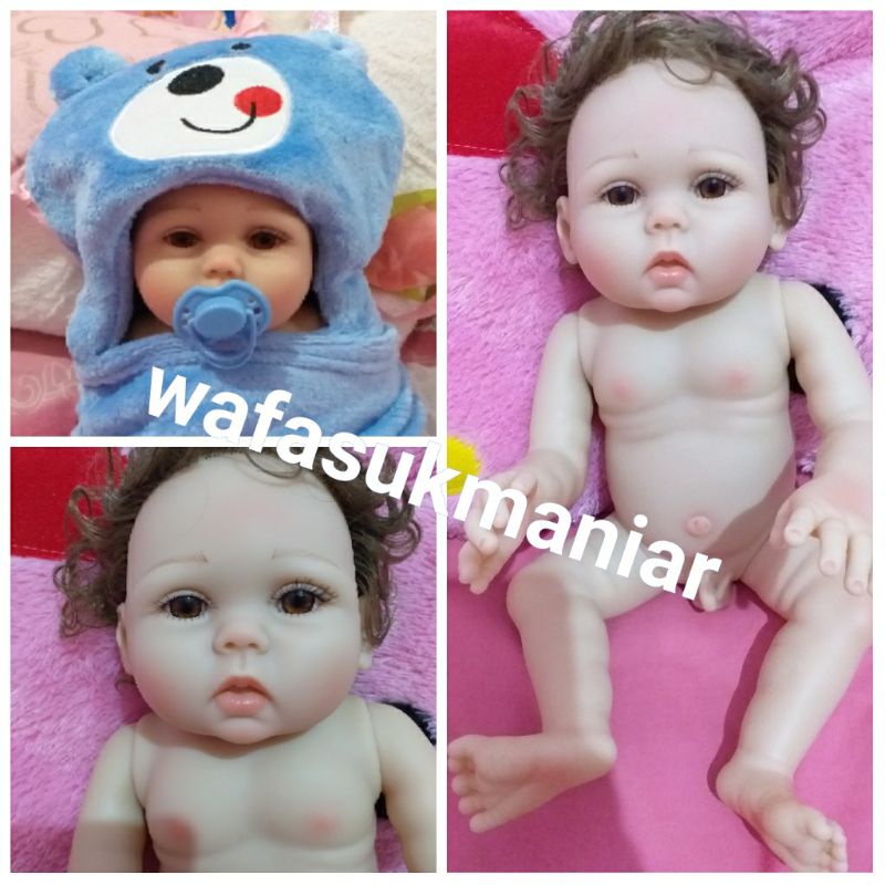 Boneka Bayi Full Body Bisa dimandiin Boneka Bayi LakiLaki Tampak Hidup Bayi Newborn