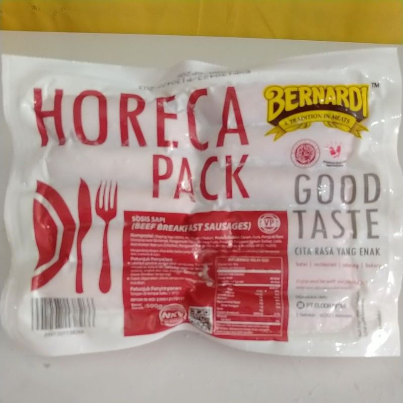 

SOSIS SAPI BERNARDI HORECA 500 GRAM - TASYA KITCHEN