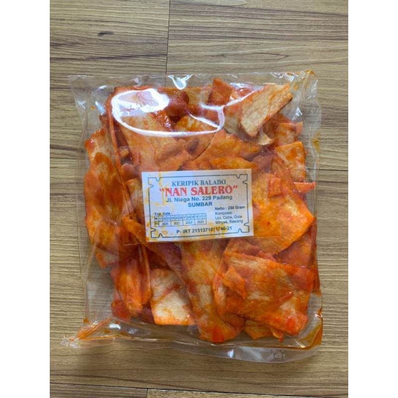 

KERIPIK SINGKONG BALADO NAN SALERO 250 GR