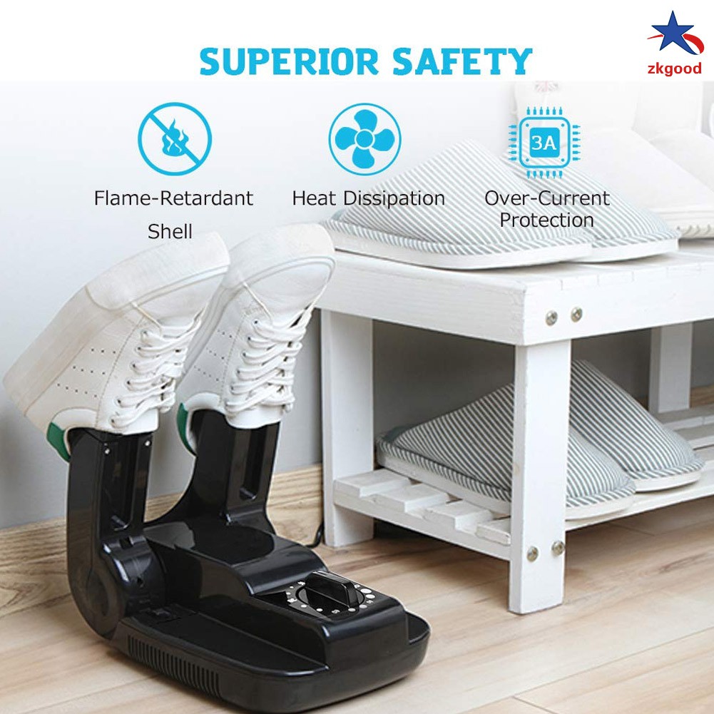 Boot Shoes Dryer With Heat Blower Adjustable Rack Timer Folding Warmer For Gloves Hats Shopee Indonesia