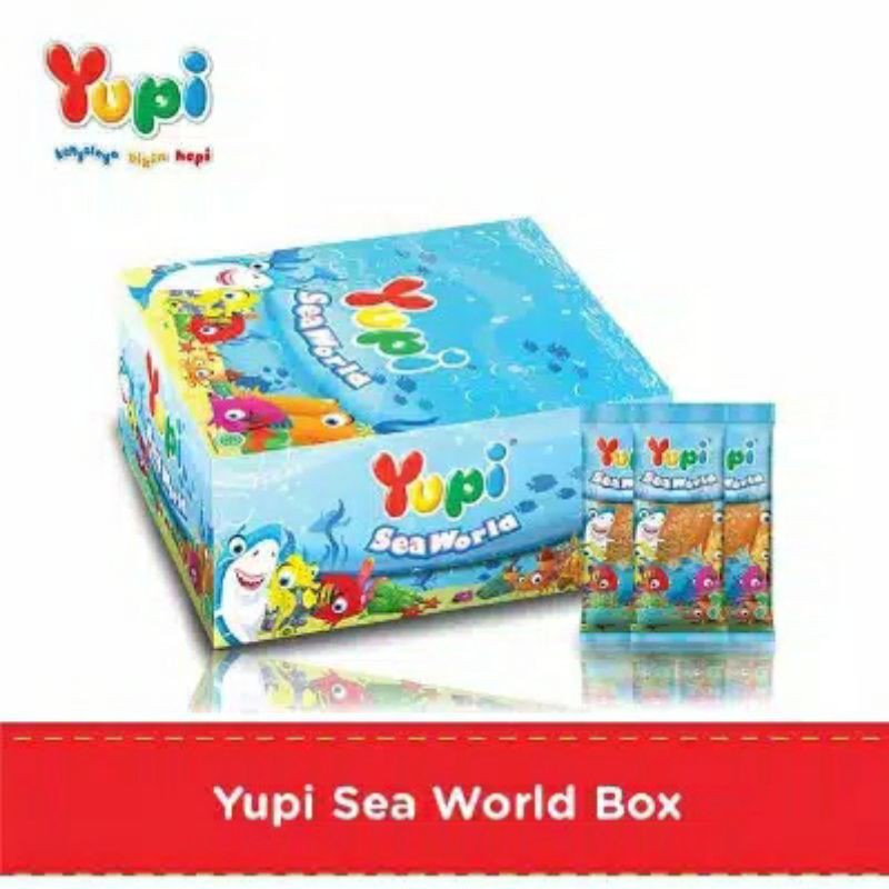 Permen Yupi Sea World box isi 24 pcs