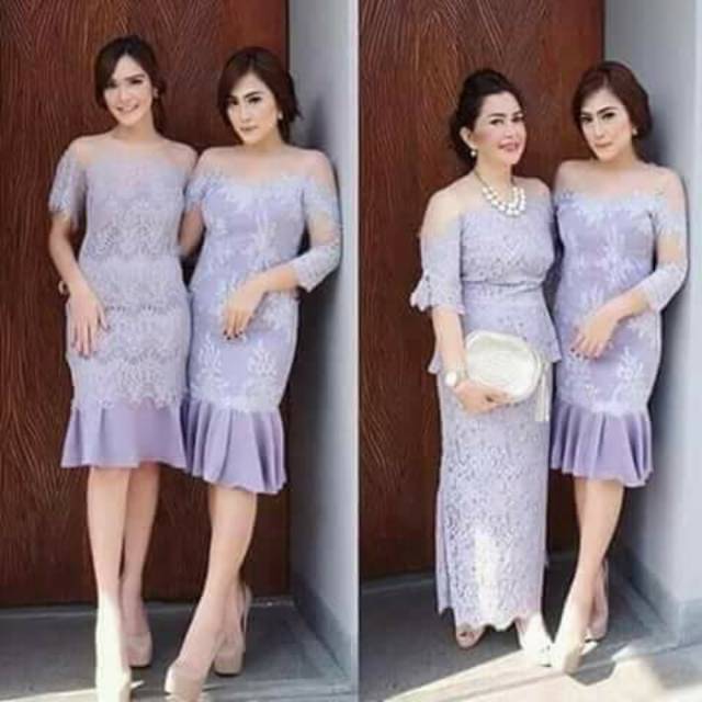 Dress kebaya brokat tenun / ulos | Shopee Indonesia