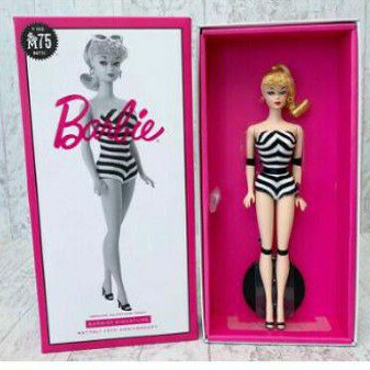 Barbie Signature 75th Anniversary silkstone body repro 1st Barbie 1959