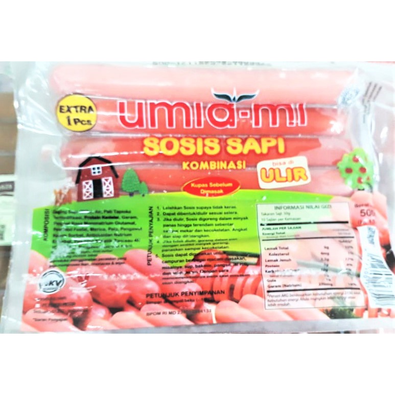 

Umia-mi Sosis Sapi Ulir 500gr