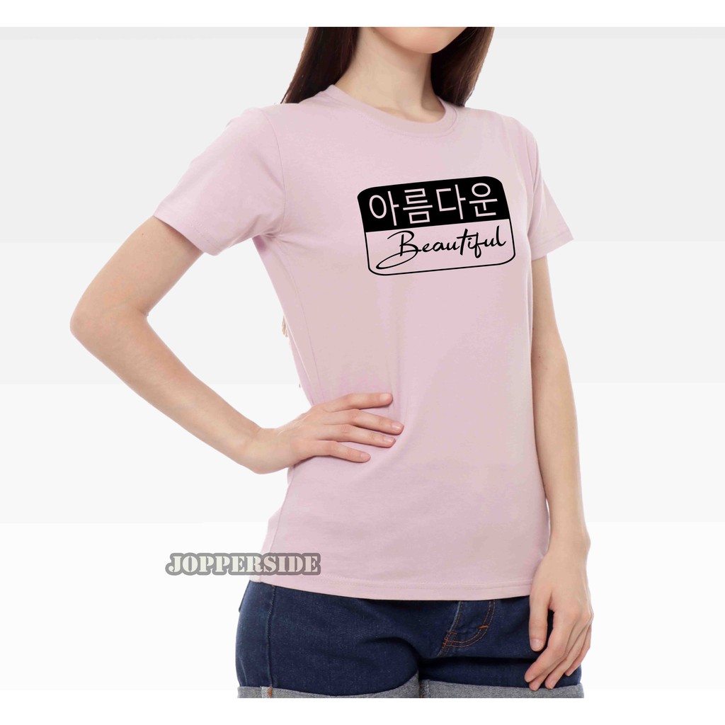 JOPPERSIDE T SHIRT KAOS DISTRO WANITA PEREMPUAN CEWEK SLIMFIT ORIGINAL PREMIUM BEAUTIFUL KOREA TW6