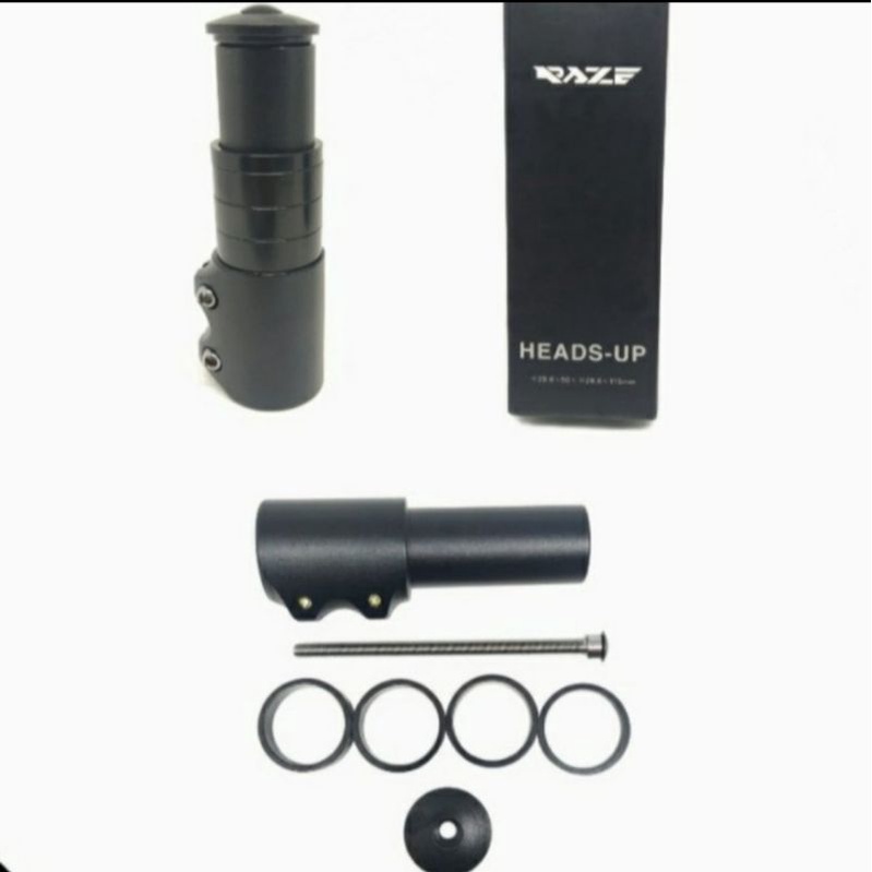 Adaptor Stem peninggi stang/handlebar sepeda mtb merek raze