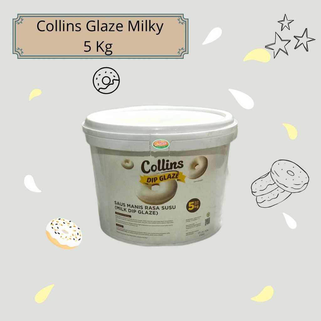 Collins dip glaze Milk 5 kg
