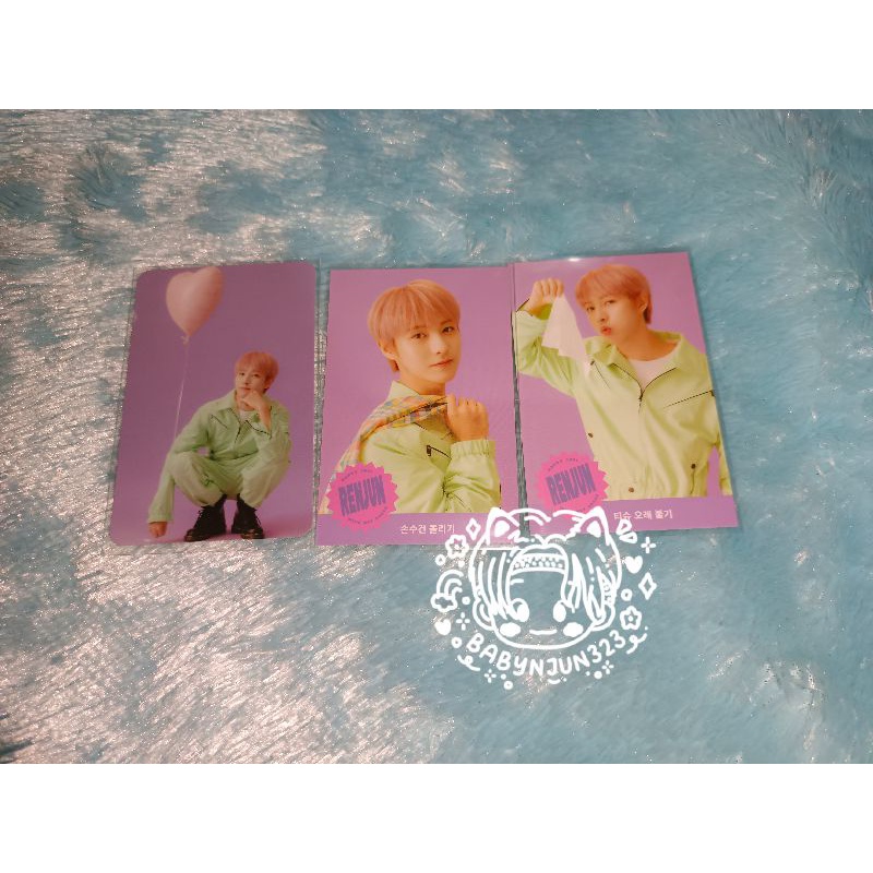 BOOKED‼️photocard renjun set sg21 , game card sg21