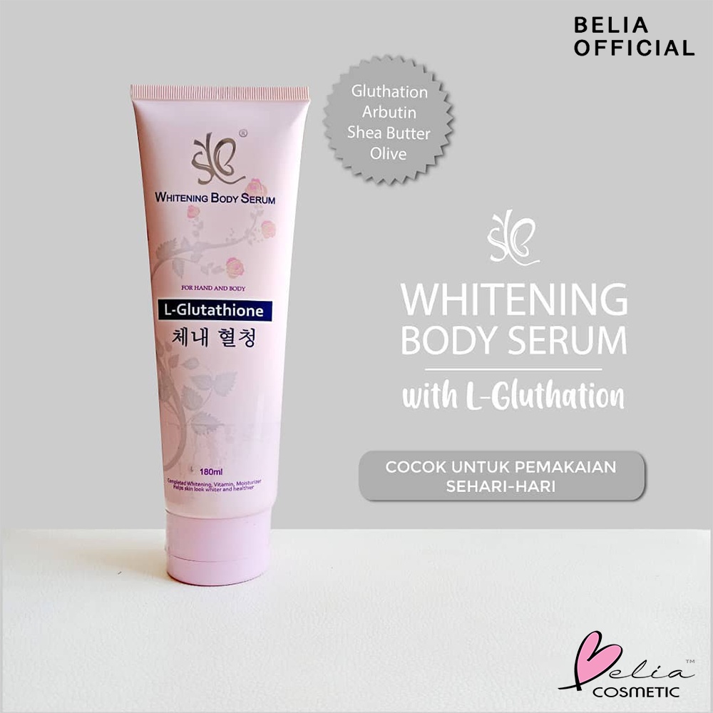 ❤ BELIA ❤ SYB Whitening Body Serum 180ml | Body Loyion | Pemutih Badan | BPOM