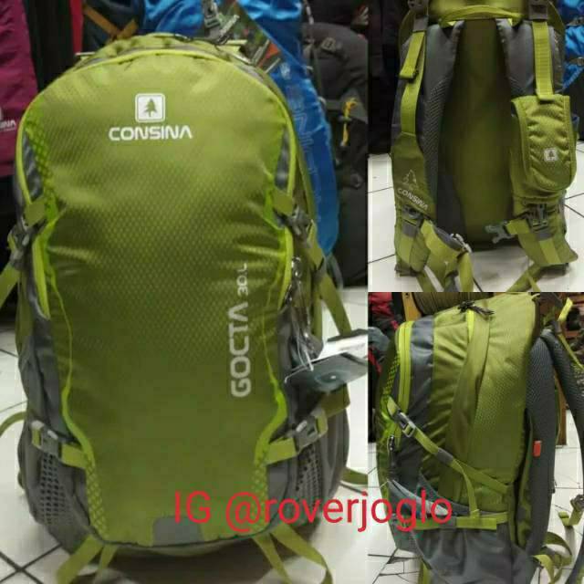 Daypack Consina Gocta Original Ransel Tas Include Rain Cover