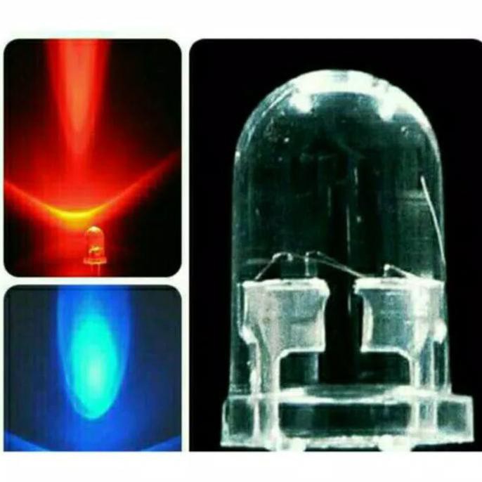 

Sinte Led 5 Mm Clear 2 Pin 2 Warna Merah Biru Kelip Strawhat Round 5Mm Sin-Ter51 Murah