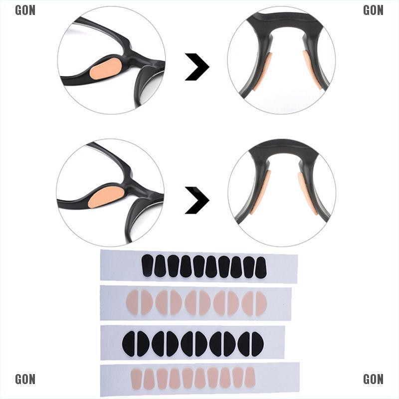 5 Pasang Bantalan Hidung Kacamata Bahan Busa Lembut Anti Slip