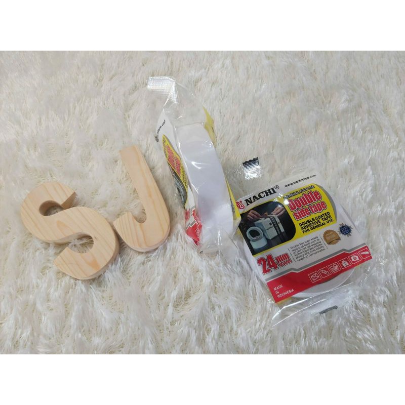 

Double Tape/Dobel Tape Putih/Transparant Nachi 24mm/1inch pjg 9mtr