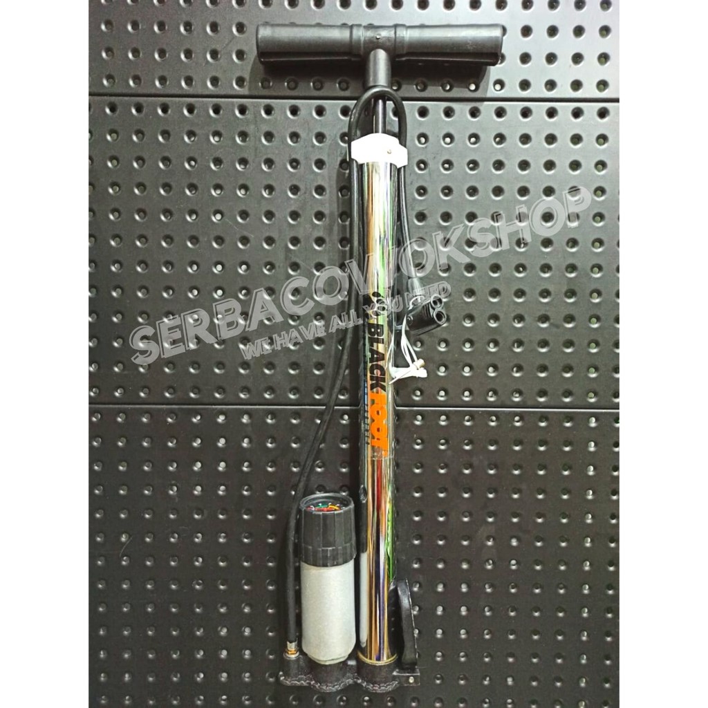 Blackfoot Pompa Sepeda 50 Cm Aluminium Pompa Ban Bonus Pentil Bola Termurah Berkualitas