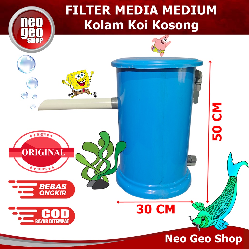 Media Filter TONG KOSONG Tabung Chamber Kolam Ikan External Fiber