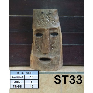 TOPENG KAYU | HIASAN DINDING | TOPENG ANTIK | HIASAN RUMAH | DEKORASI | SOUVENIR BALI | ST 33