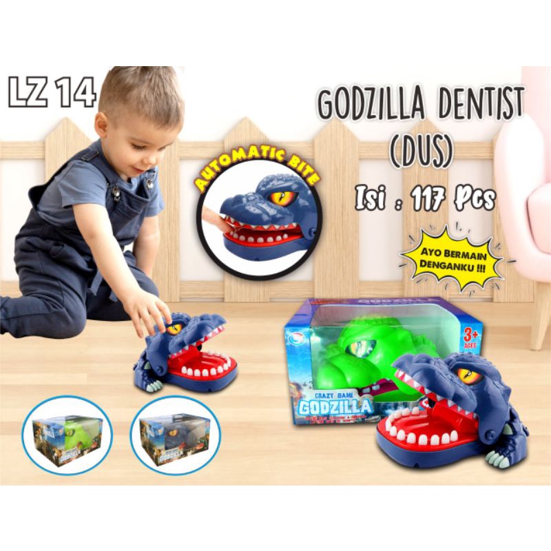 LZ 14 Mainan Gorila Dentist Godzila Gigit tangan LZ14