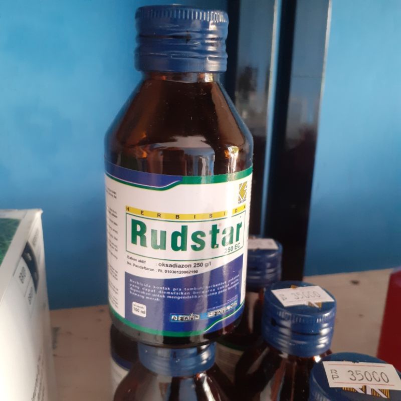 HERBISIDA RACUN OBAT PEMBASMI PEMBEKU BIJI RUMPUT GULMA LIAR SAWAH  / RUDSTAR 100ML