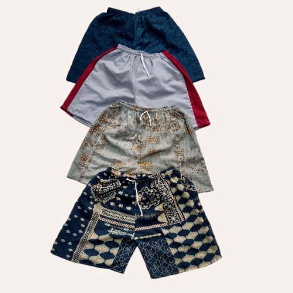 Celana Kolor Boxer Pendek Harian Anak Laki-laki Usia 11-15 Tahun. Bahan Katun Adem