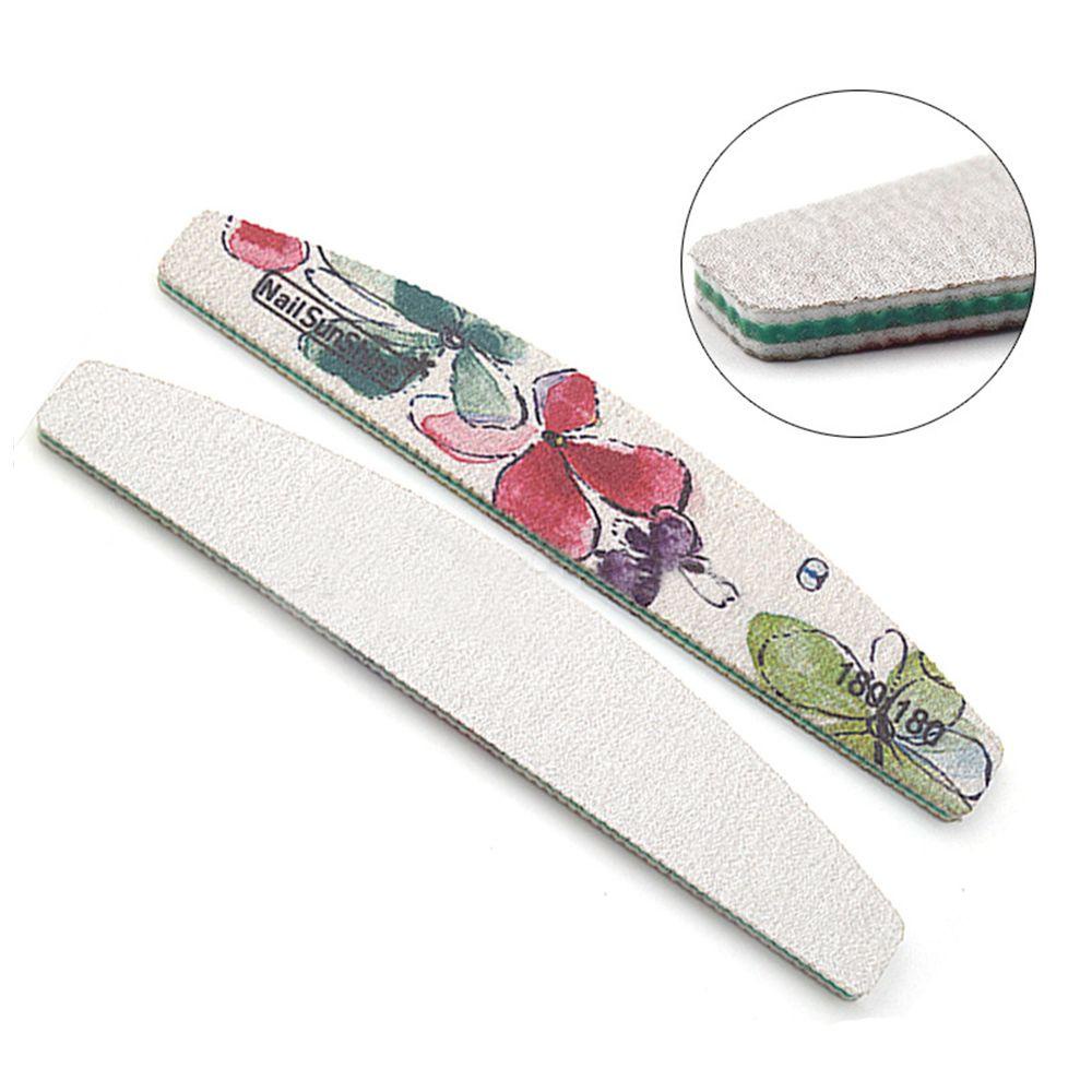 R-FLOWER Nail Files Perawatan Kuku Profesional Alat Kecantikan Manicure