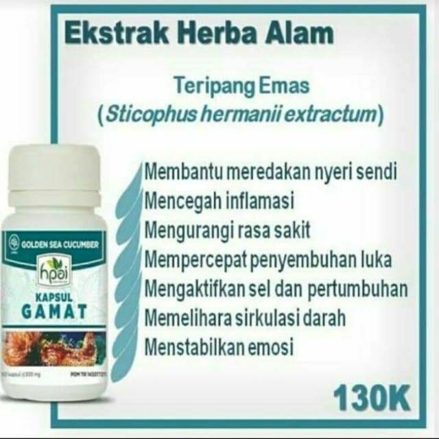 Gamat hni hpai/herbal gamat/gamat tripang emas/