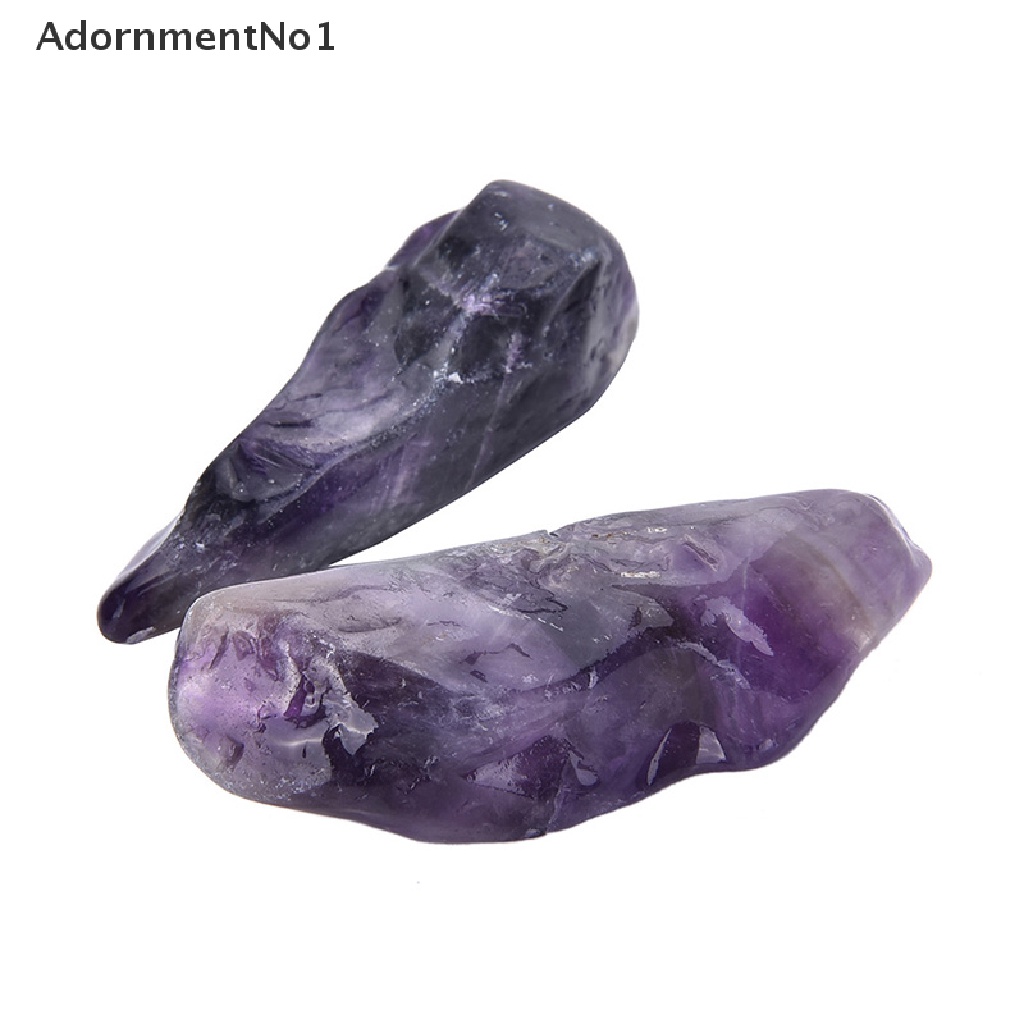 (AdornmentNo1) 100g Batu Kristal Amethyst Quartz Warna Ungu Untuk Penyembuhan