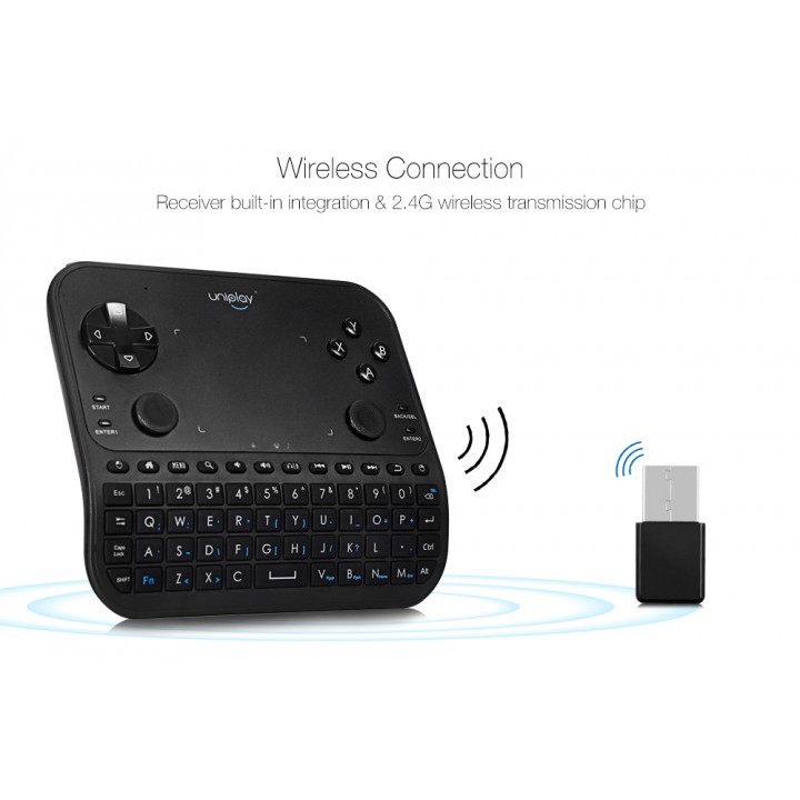 UNIPLAY U6 2.4G Universal Wireless Keyboard With Mouse Touchpad