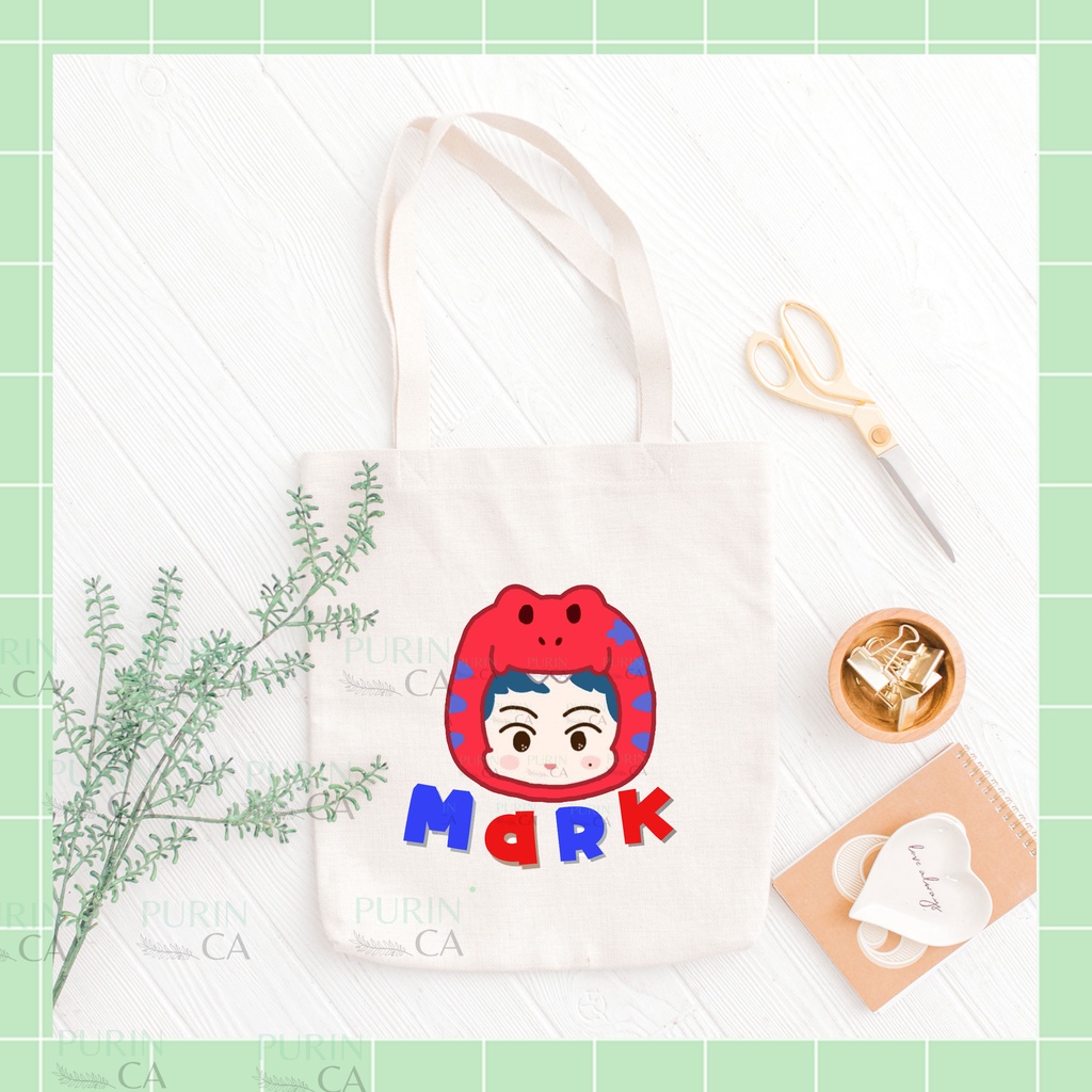 Tote bag Kanvas KPOP NCTDREAM Diino name Cartoon