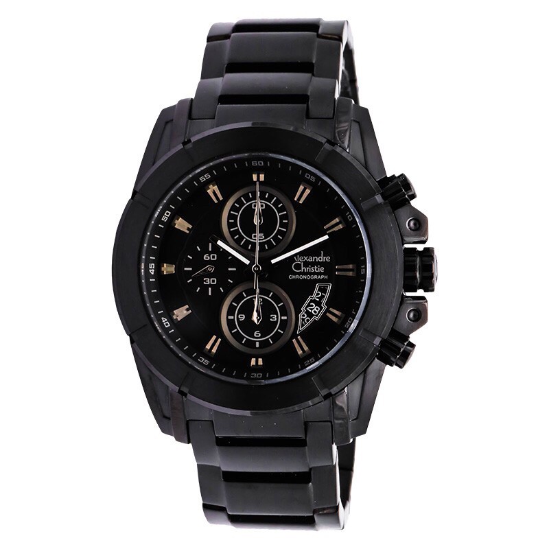 Alexandre Christie 6226 MC Pria Chronograph Original [Full Black]