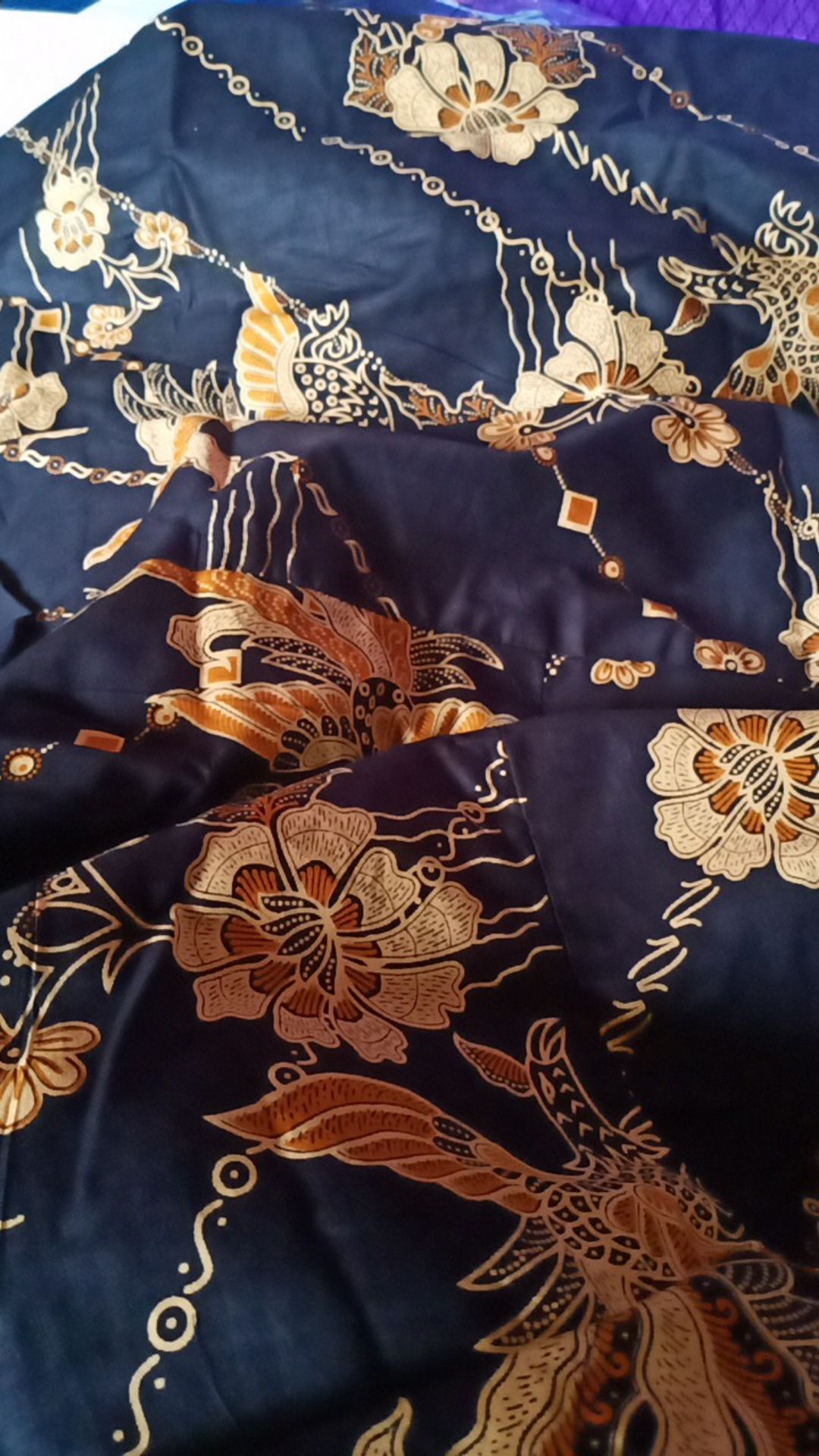 Ms Gamis Batik Sriwedari Maxi Super Jumbo Xxl Ld 110cm Bumil/busui Katun Sogan