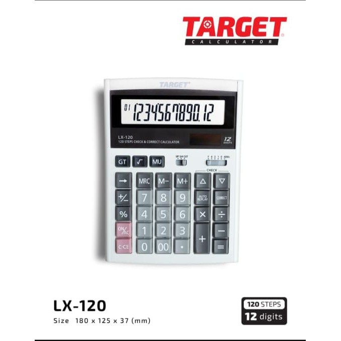 

KALKULATOR TARGET LX-120 12 DIGIT