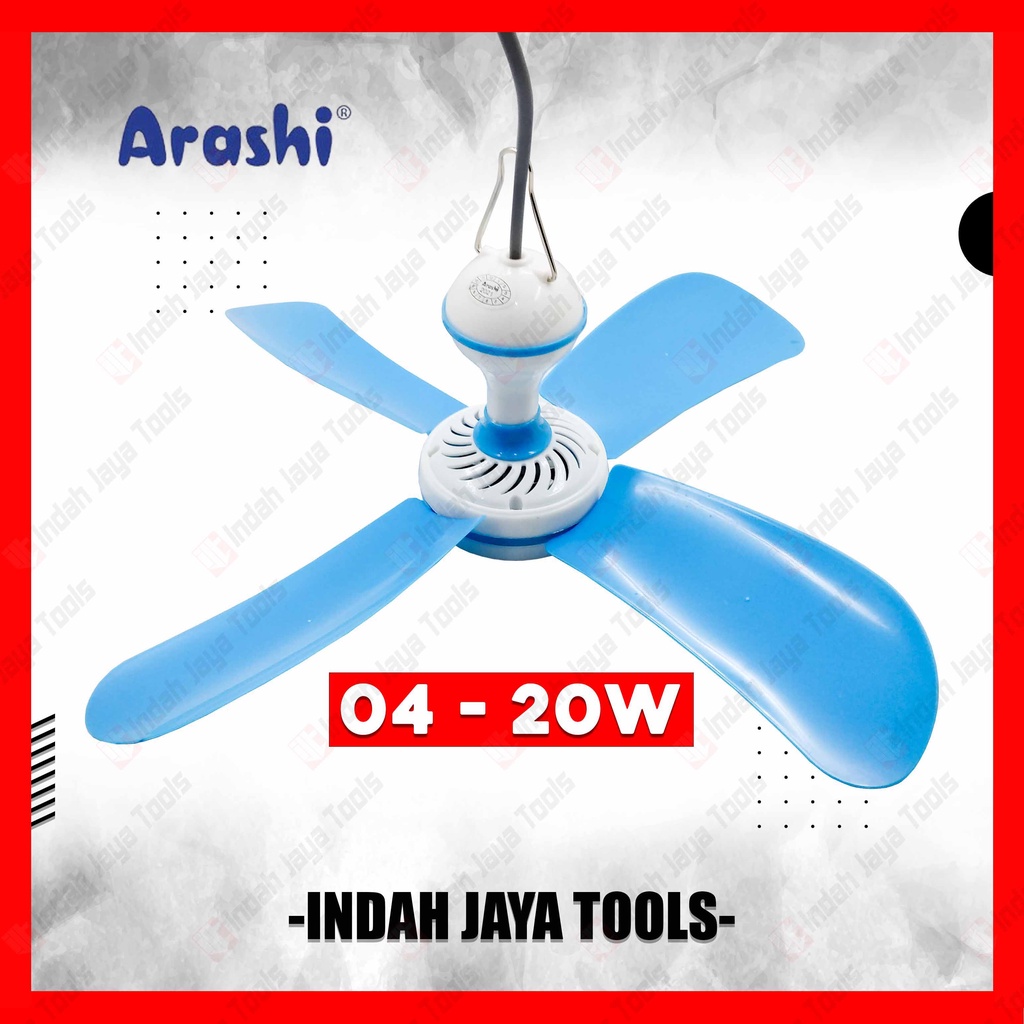 ARASHI HELIFAN 04-20 Kipas Angin Gantung 20 Watt 4 Baling AR 228