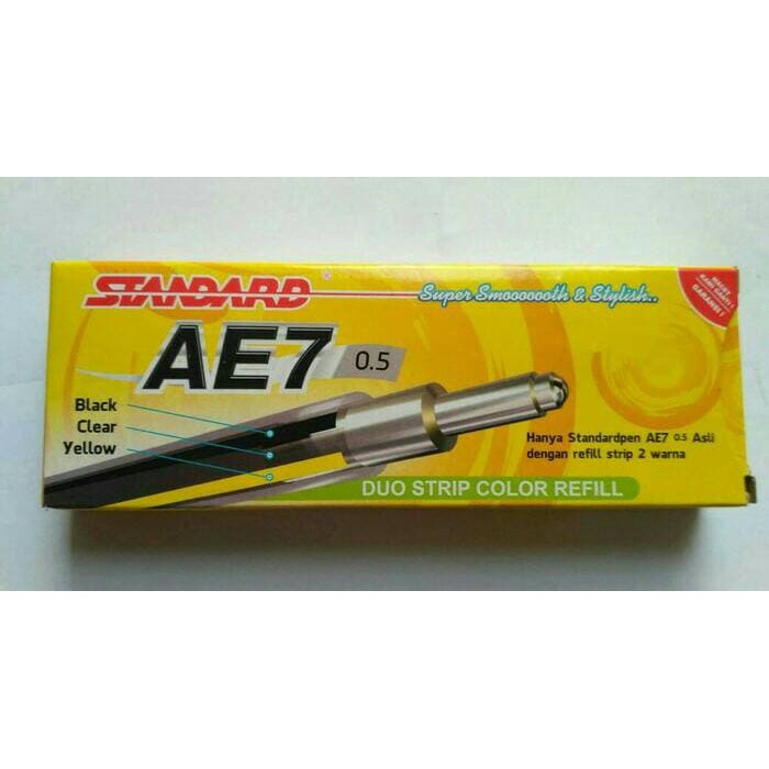 

JUAL PULPEN/PEN/BALLPOINT STANDART AE7 HITAM/BIRU/MERAH