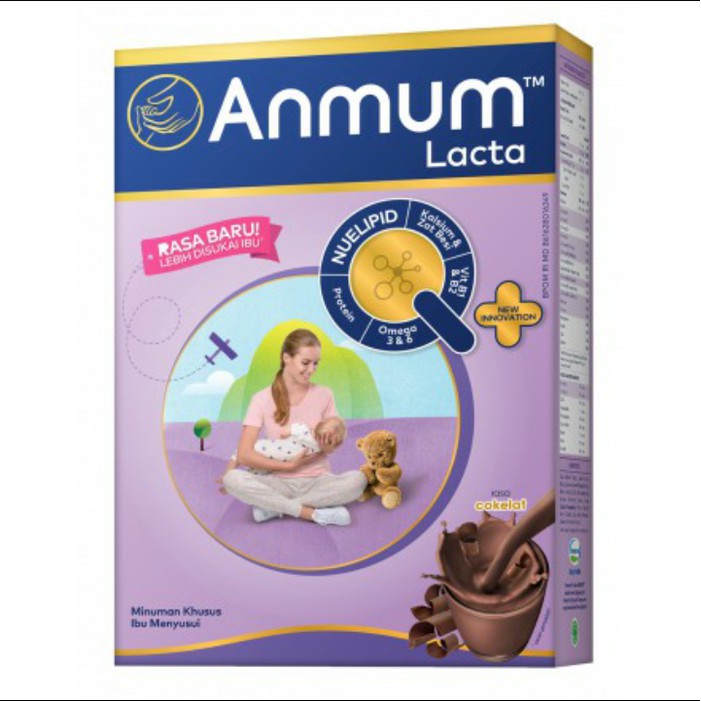 Anmum Lacta Coklat 200 gr